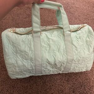 NWOT Out Of Office Puffy Palm Duffle